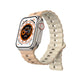 Dual-Color Magnetic Silicone Band For Apple Watch