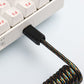 "Chubby" USB To Type C Spring Keyboard Cable