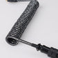 "Chubby" USB To Type C Spring Keyboard Cable