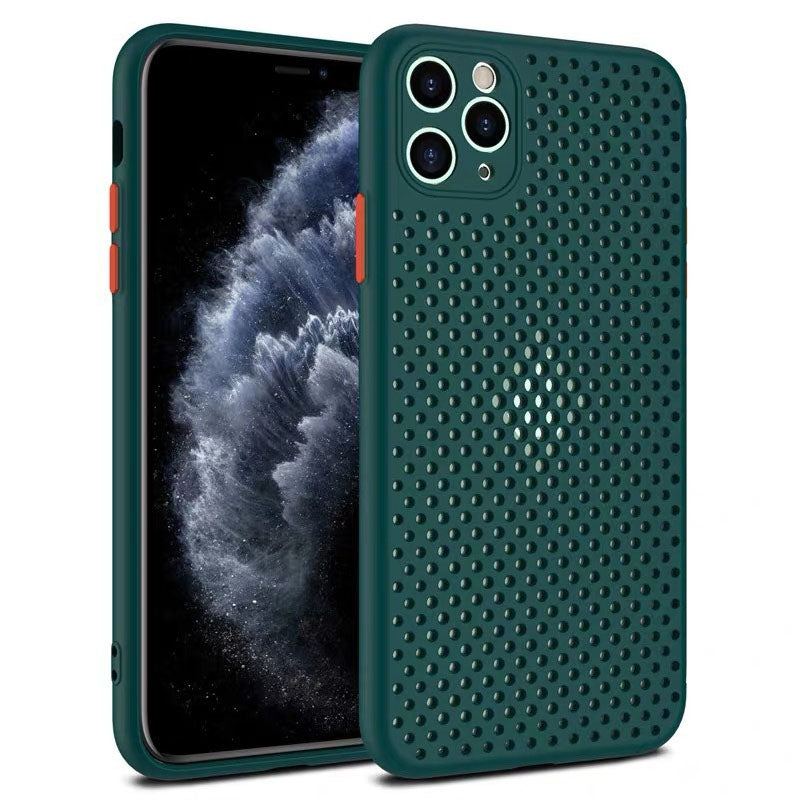 Honeycomb Hollow Heat Dissipation Soft Case For iphone