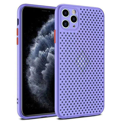 Honeycomb Hollow Heat Dissipation Soft Case For iphone