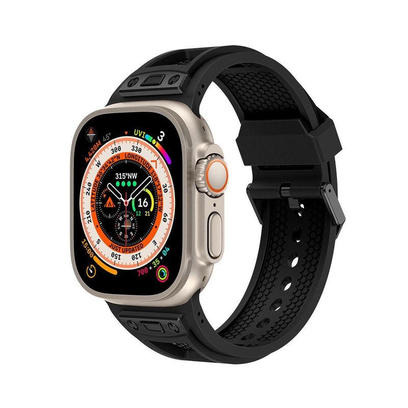 "Honeycomb Inspired Band" Breathable TPU Loop With Metal Buckle for Apple Watch