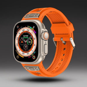 "Honeycomb Inspired Band" Breathable TPU Loop With Metal Buckle for Apple Watch