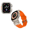 「瞬時に超変身」Apple Watch用ワンピース合金ベゼルケース - コンボ1（チタンケース＋ウォッチバンド）