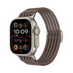 Nylon Braided Double Loop Multicolor Breathable Watch Band for Apple Watch