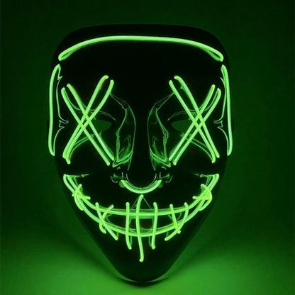 LEDライトマスク - ハロウィンテーマのマスクを50%オフで購入