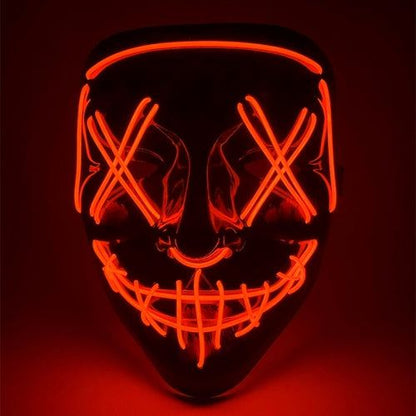 LEDライトマスク - ハロウィンテーマのマスクを50%オフで購入