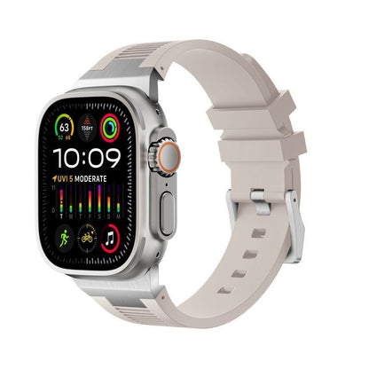 Apple Watch用プレミアムリキッドシリコンバンド