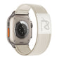 Outdoor Leather Label Nylon Band For Apple Watch