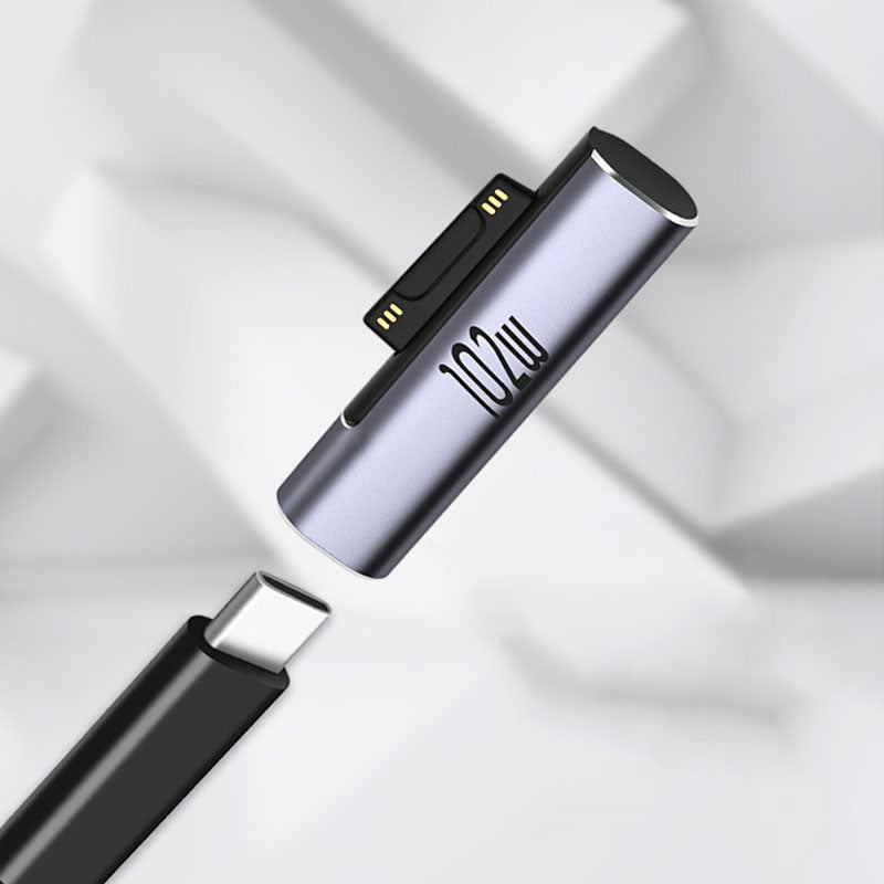 PD102W Magnetic Surface To Type-C Female Adapter For Microsoft