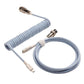 "Chubby" USB To Type C Spring Keyboard Cable