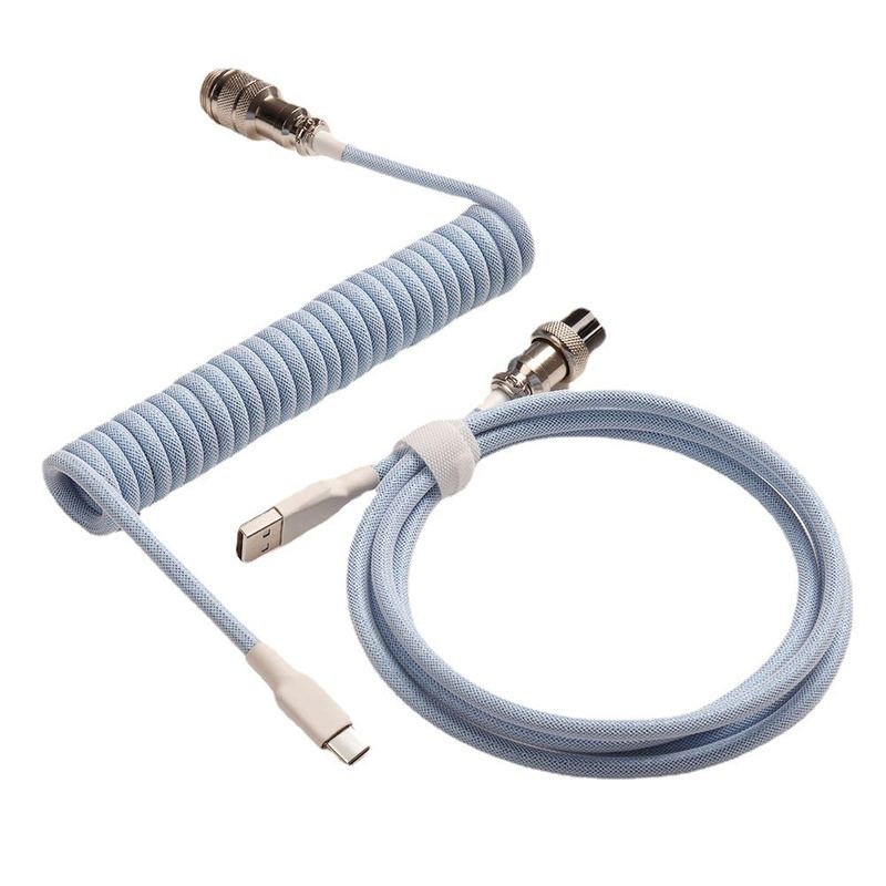 "Chubby" USB To Type C Spring Keyboard Cable