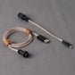 "Chubby" USB To Type C Spring Keyboard Cable