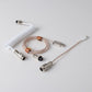 "Chubby" USB To Type C Spring Keyboard Cable