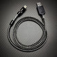 「ネオンチャビー」240W編組銀メッキ急速充電ケーブル