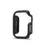 TPU亜鉛合金メタルフレームオールインクルーシブApple Watch用保護ケース - 黒
