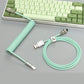 "Chubby" USB To Type C Spring Keyboard Cable