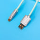 "Chubby" USB To Type C Spring Keyboard Cable