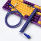 "Chubby" USB To Type C Spring Keyboard Cable