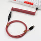 "Chubby" USB To Type C Spring Keyboard Cable