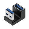 USB-AからUSB-A方向変換アダプタ - U字型（フロント）