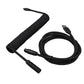 "Chubby" USB To Type C Spring Keyboard Cable