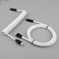 "Chubby" USB To Type C Spring Keyboard Cable