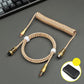 "Chubby" USB To Type C Spring Keyboard Cable