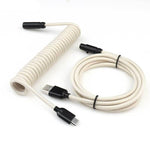 "Chubby" USB To Type C Spring Keyboard Cable