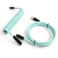 "Chubby" USB To Type C Spring Keyboard Cable