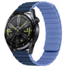 「Vibrant Sport」カラーブロックシリコンバンド（Samsung/Garmin/その他対応） - ダークブルーとライトブルー