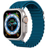 Apple Watch用 ウェーブパターン 横型 シリコン 通気性 ウォッチバンド - T14