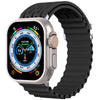 Apple Watch用 ウェーブパターン 横型 シリコン 通気性 ウォッチバンド - T22