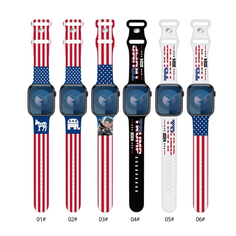 Apple Watch用アメリカンテーマのウォッチバンド
