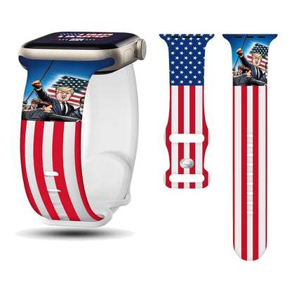 Apple Watch用アメリカンテーマのウォッチバンド