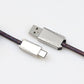 "Chubby" USB To Type C Spring Keyboard Cable