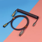 "Chubby" USB To Type C Spring Keyboard Cable