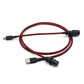 "Chubby" USB To Type C Spring Keyboard Cable