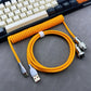 "Chubby" USB To Type C Spring Keyboard Cable