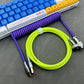 "Chubby" USB To Type C Spring Keyboard Cable