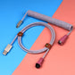 "Chubby" USB To Type C Spring Keyboard Cable