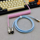 "Chubby" USB To Type C Spring Keyboard Cable