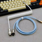 "Chubby" USB To Type C Spring Keyboard Cable