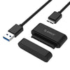 「エクスプローラー」SATA-USB3.0アダプタケーブル - ブラックA