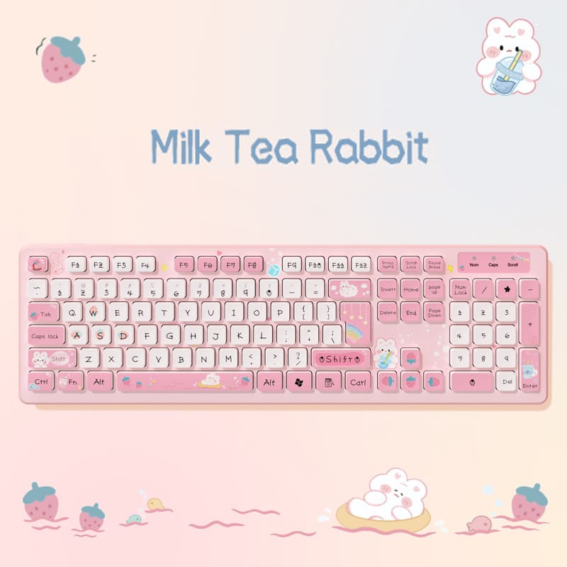 「ぽっちゃり」かわいいスタイルのクリエイティブペイントキーボード