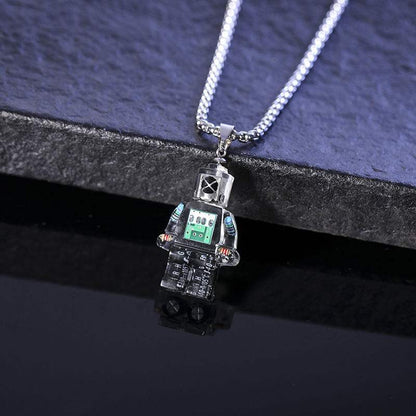 「Cyber Chic」ギア・エレクトロン・ロボット・ネックレス