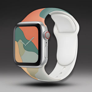 Apple Watch用通気性シリコンバンド「Morandi Band」