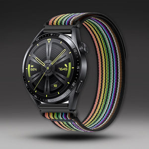 20mm &amp; 22mm ワイルドトレイル ナイロン スポーツストラップ（Samsung/Garmin/Fossil/その他対応）