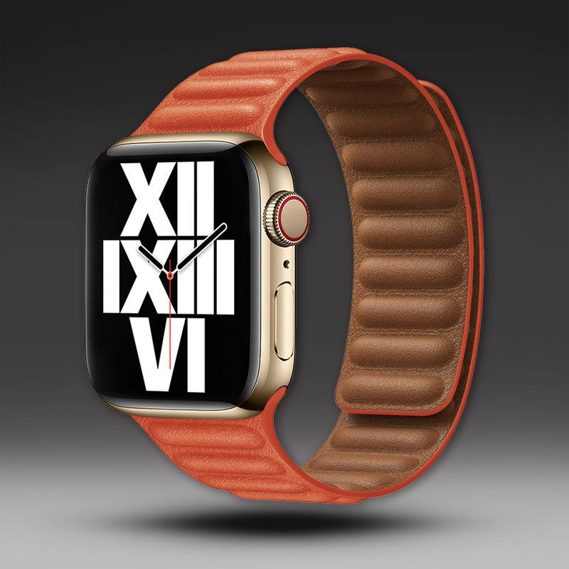 Apple Watch用「マグネットバンド」レザーバンド
