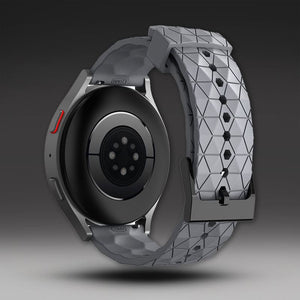 20mm &amp; 22mm バイカラー シリコン製 Garmin ウォッチバンド (Samsung/Garmin/Fossil/その他対応) 